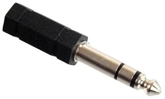 Alt view image 2 of 3 - 5pcs 6.35mm 1/4 Male To 3.5mm 1/8 Female Stereo Audio Mic Plug Adapter Jack 2pcs/lot