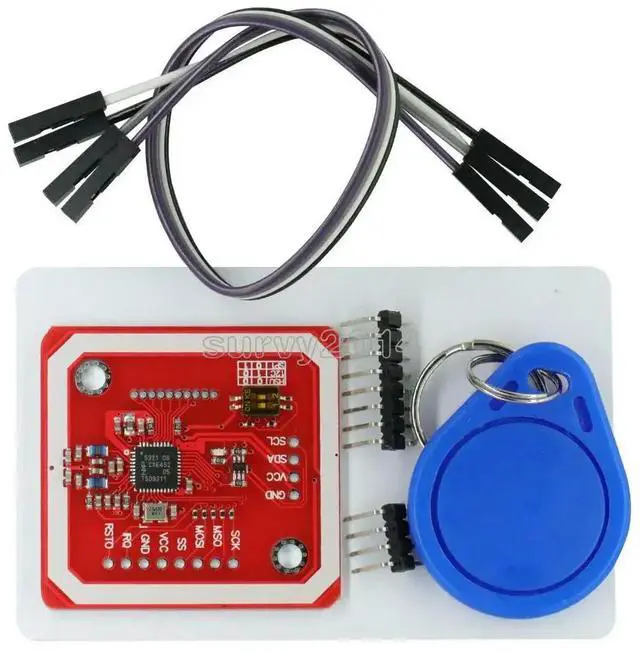 Alt view image 2 of 3 - PN532 NFC RFID Module V3 User Kits Reader Writer Mode IC S50 Card PCB Attenna I2C IIC SPI HSU for Module