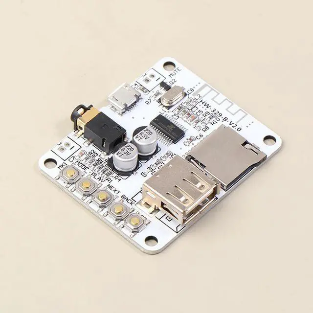 Alt view image 3 of 3 - Audio Receiver Board With USB TF Card Slot Decoding Playback Preamp Output -004 5V 2.1 Stereo Music Module