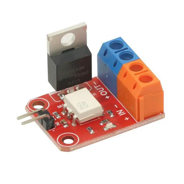 Alt view image 2 of 3 - IRF540 Opto-Isolated MOSFET Switch Module DC PWM Control Board