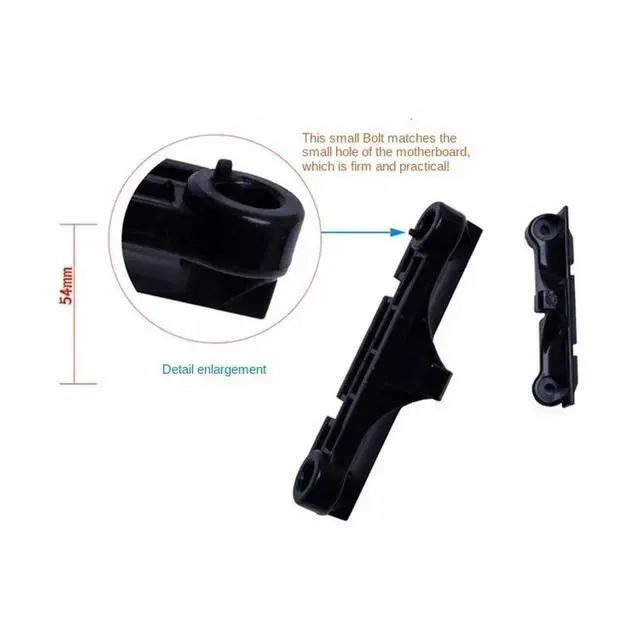 Alt view image 2 of 3 - Sturdy Practical Professional Holder Stable Replacement Wear Resistant Radiator Mount CPU Fan Bracket Back Plate Support for AM4