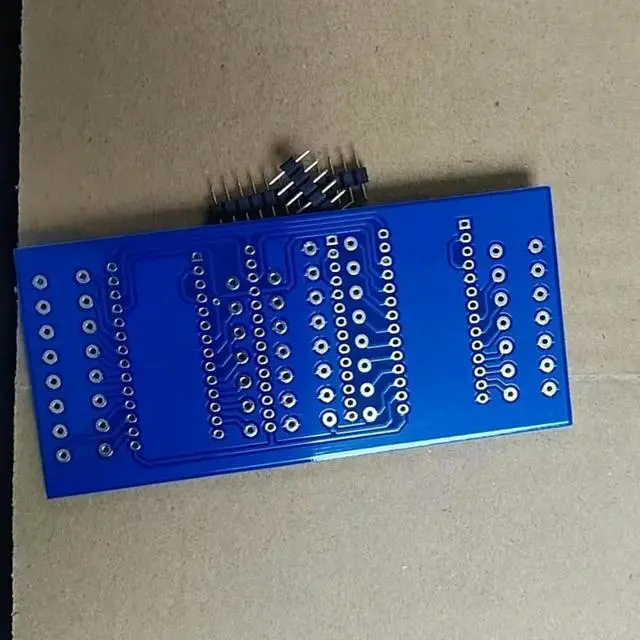 Alt view image 2 of 3 - TDA1541 Chip Adapter Socket:Gold Plated Pins Dual-Chip To Single-Chip Converter Conversion Module