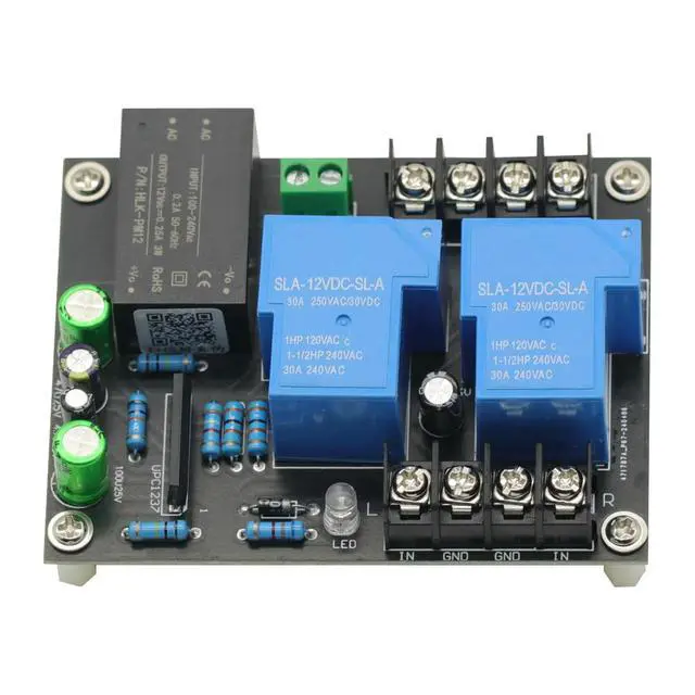 Alt view image 2 of 3 - UPC1237 30A Audio Amplifier Speaker Protection Board With Power Integrated AC 85V-265V
