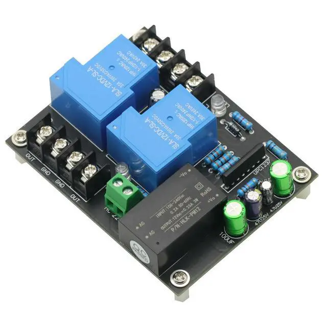 Alt view image 3 of 3 - UPC1237 30A Audio Amplifier Speaker Protection Board With Power Integrated AC 85V-265V