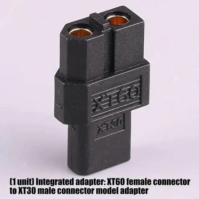 Alt view image 5 of 6 - Universal XT60 Female to XT30 Male Adapter Plugs for Various Model Aircraft and Vehicle Batteries