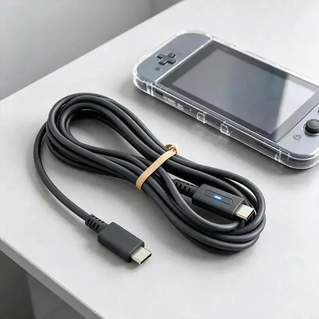 Alt view image 6 of 6 - 2025 Game Accessory with LED Type C Male Charging Cable