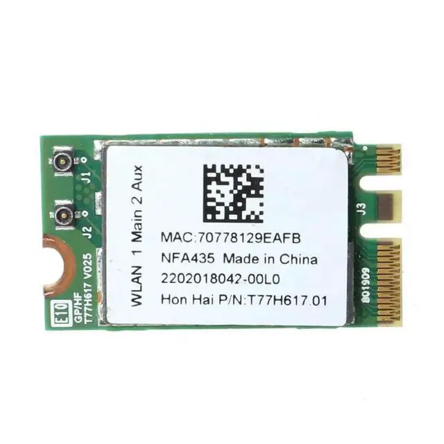 Alt view image 4 of 6 - Light Weight Adapter Card for QCA9377 QCNFA435 802.11AC 2.4G/5G NGFF WLAN Card Bluetooth-compatible 4.1