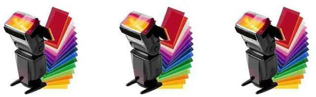 Main image of YM-3X 12 Colors/Set Flash Speedlite Color Filters Cards For / Camera Photographic Gels Filter Flash Speedlight