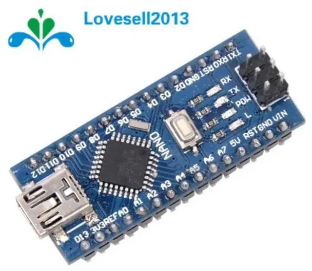 Main image of Nano V3.0 CH340G ATmega328 Board Module For 5-12V 16M ATMEGA328P Atmega328P-AU Microcontroller