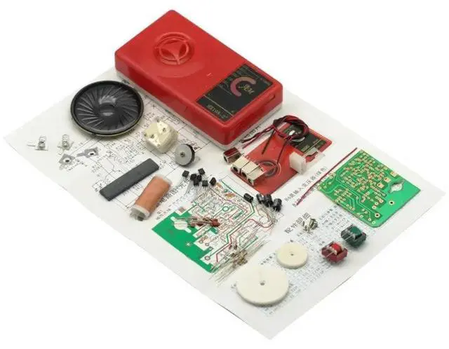 Alt view image 2 of 6 - 1 Set 7 Tube AM Radio Electronic DIY Kit Electronic Learning Kit DIY HX108-2