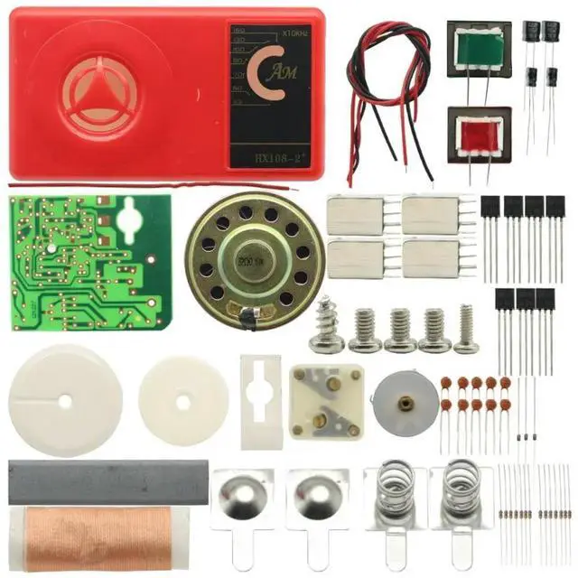 Main image of 1 Set 7 Tube AM Radio Electronic DIY Kit Electronic Learning Kit DIY HX108-2