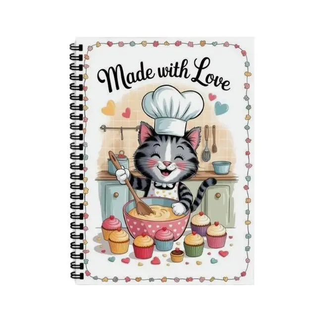 Alt view image 4 of 6 - 2025 Weekly Meal Planner Notebook With Tearable Grocery Lists Strong Spirals Binding