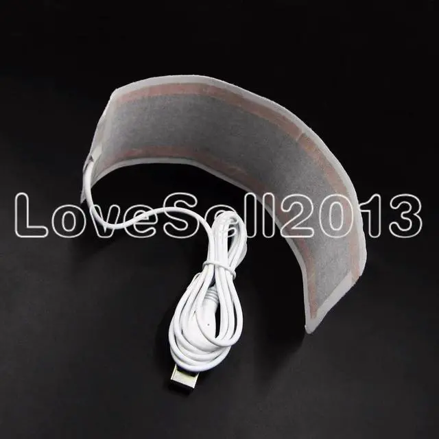 Alt view image 2 of 6 - 2Pcs One Pair 5V USB Heating Element Film Heater Soft Bendable Heat Pad 6*20CM for Shoe Dryer Health Care Supplies