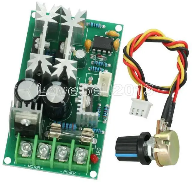 Main image of DC 10-60V 20A Universal PWM HHO RC Motor Speed Controller Regler Module Switch Module