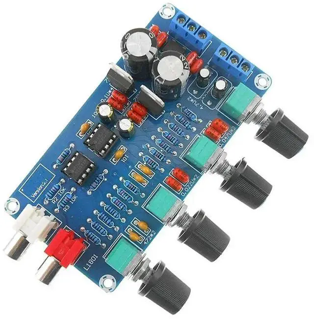Main image of NE5532 OP-AMP HIFI Amplifier Volume Tone EQ Control Board Preamplifier Module Board DIY Kits