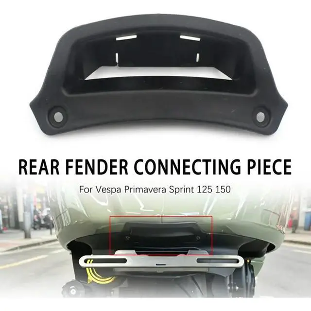 Alt view image 3 of 3 - Motorcycle Rear License Plate Light Cover For Vespa Primavera Sprint 125 150 Number Plate Light Cover