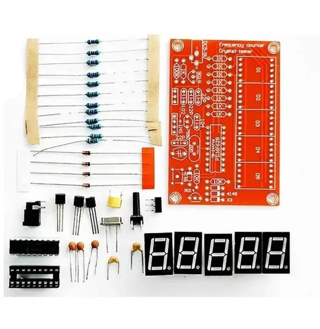 Alt view image 3 of 3 - DIY Kits RF 1Hz-50MHz Crystal Oscillator Frequency Counter Meter Digital LED tester meter For