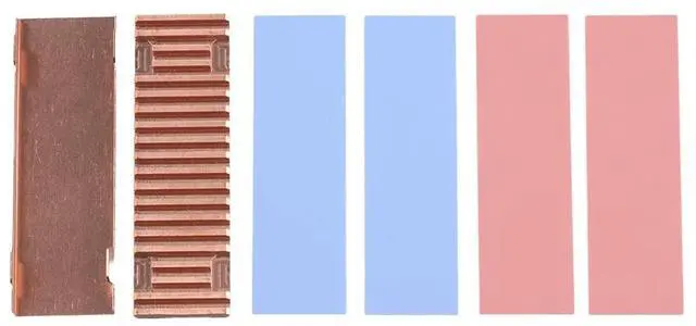 Main image of Y95A-For M.2 NGFF Solid State Hard Drive Heatsink Ultra Thin Pure Copper Radiator Cooler for M2 NVME NGFF 2280 PCIE