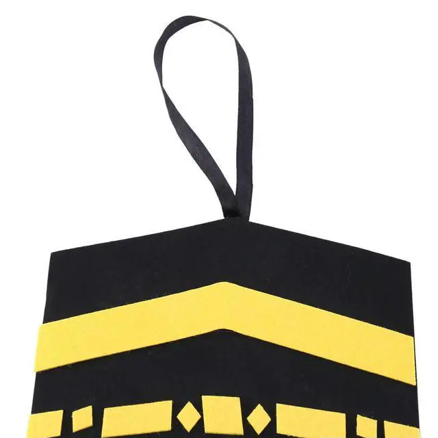 Alt view image 2 of 3 - YM-Ramadan Mubarak Ramadan Hanging Calendar Felt Eid Mubarak Wall Countdown Calendar With 30 Numbered Pockets