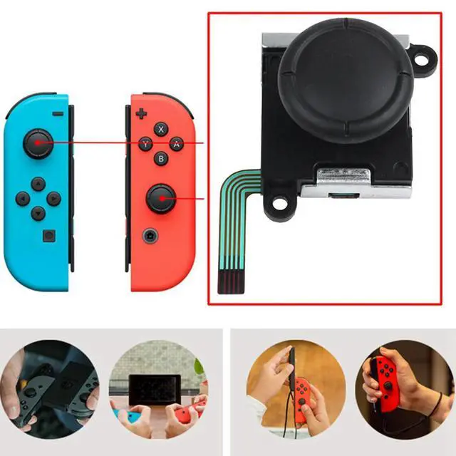 Alt view image 2 of 3 - YM-5X 3D Analog Joystick Thumb Sticks Sensor Replacements For Nintendo Switch Joy Con Controller