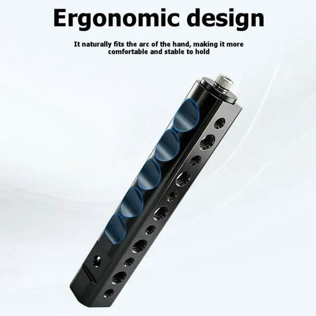 Main image of Aluminum Alloy Micro 1/4 3/8 Camera Mounting Handle Grip With Cold Shoe Extension For For Universal Mounts