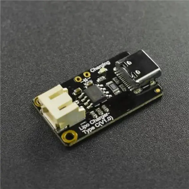 Alt view image 2 of 3 - Lithium Module Type-C Li- 5V 1A 3.7V With Current Selection Setting 50/200/500Ma