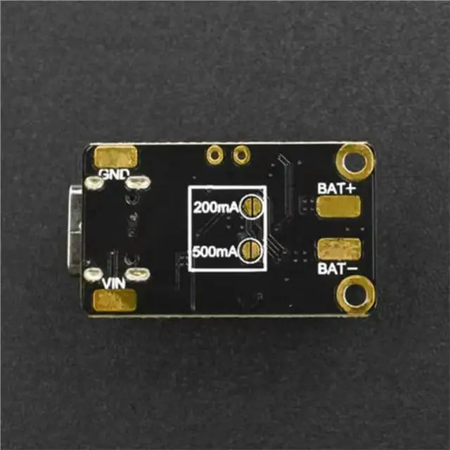Alt view image 3 of 3 - Lithium Module Type-C Li- 5V 1A 3.7V With Current Selection Setting 50/200/500Ma