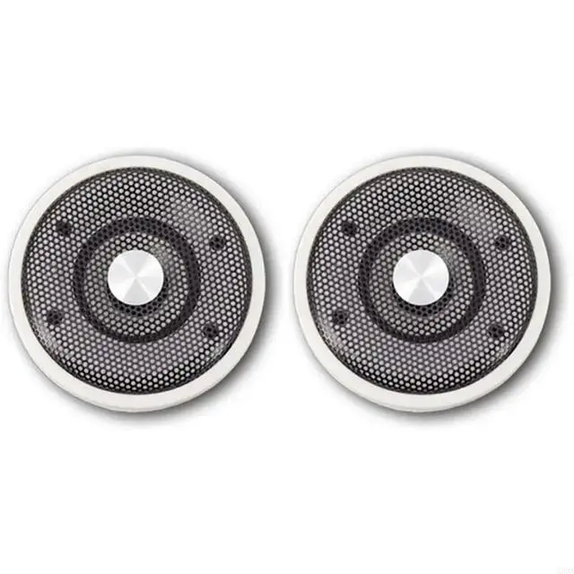 Alt view image 4 of 6 - 2Pcs Waterproof Speaker 4Ohm 15W Full Multimedia Ceiling Speaker DIY For Home Theater Sound System