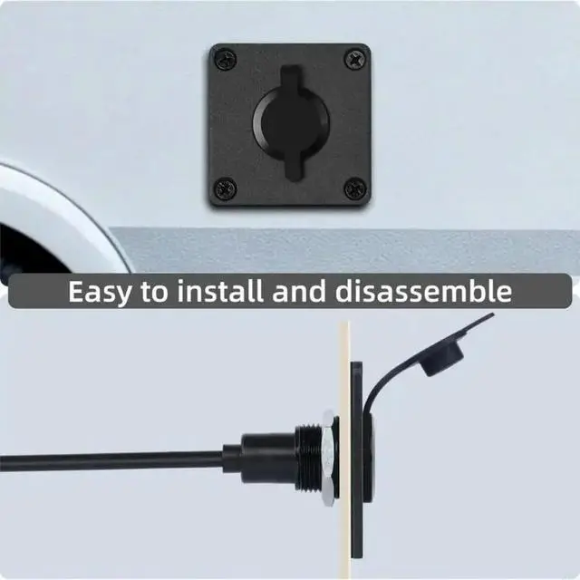 Alt view image 6 of 6 - 2025 Efficient DC5521 Receptacle Connector Socket 60X60Mm for Mini Antennae for Marine Car and more Applications
