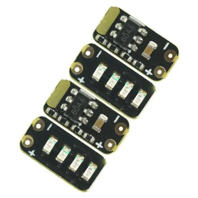 Alt view image 2 of 3 - 10PCS 3.7-4.2V metering module 1 string ternary lithium power display LED light mini