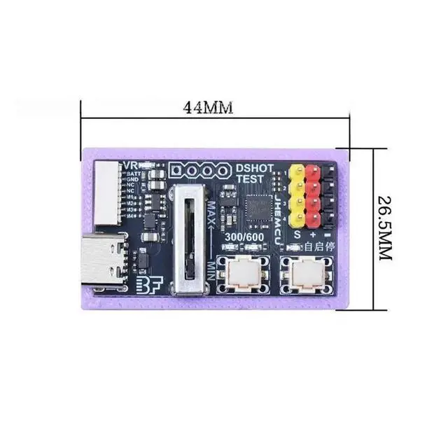 Alt view image 3 of 3 - For DSHOT 300 600 ESC Tester Module Brushless Functionality Potentiometer Button For DSHOT ESC Testing Tool