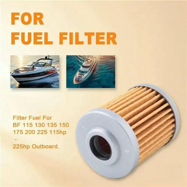 Alt view image 2 of 3 - BF 115 130 135 150 175 200 225 For Honda 16901-ZY3-003 Fuel Filter 4PCS Outboard Motor Replacement Engine