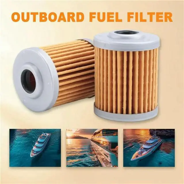Alt view image 3 of 3 - BF 115 130 135 150 175 200 225 For Honda 16901-ZY3-003 Fuel Filter 4PCS Outboard Motor Replacement Engine