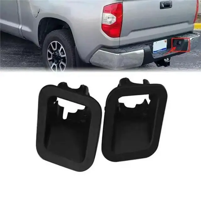 Alt view image 2 of 3 - Car For Toyota 2014-2021 Rear License Plate Light Frame Part Numbers 52156-0C040 52155-0C040
