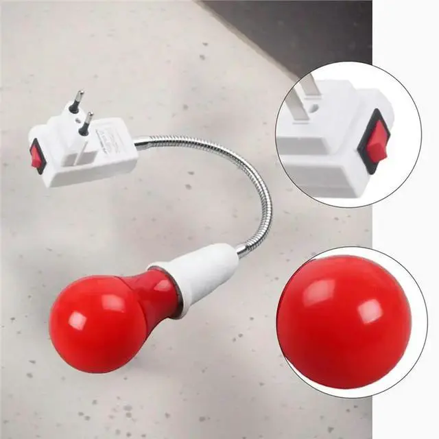 Alt view image 2 of 6 - Safe Light LED Bulb-E27 Socket-0.5W Red Lamp For Film/Slide Processing In A Darkroom With Analog Photography US Plug