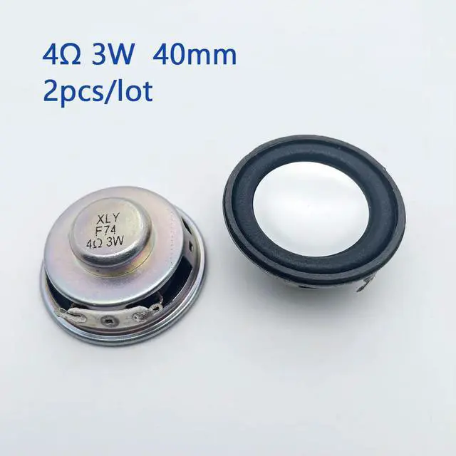 Main image of 4ohm 3w mini speaker 40mm diameter 18mm thickness speaker unit 2pcs