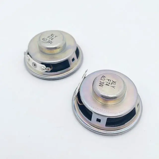 Alt view image 2 of 3 - 4ohm 3w mini speaker 40mm diameter 18mm thickness speaker unit 2pcs
