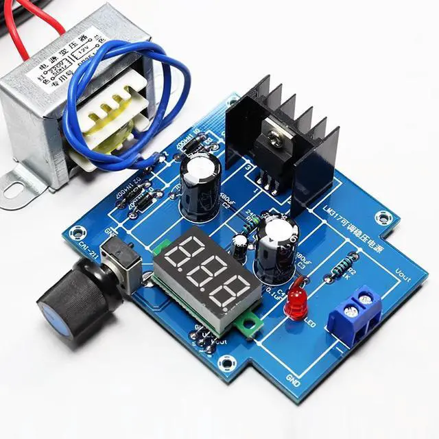 Alt view image 2 of 3 - lm317 adjustable power supply kit 220V to 12V 2W power diy soldering project for Electronic Practical Training