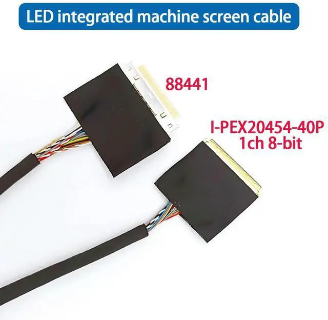 Main image of 88441 to I-PEX20454-40P 1ch 8-bit cable 60cm for Laptop screen LED all-in-one machine Industrial control display 0.5mm