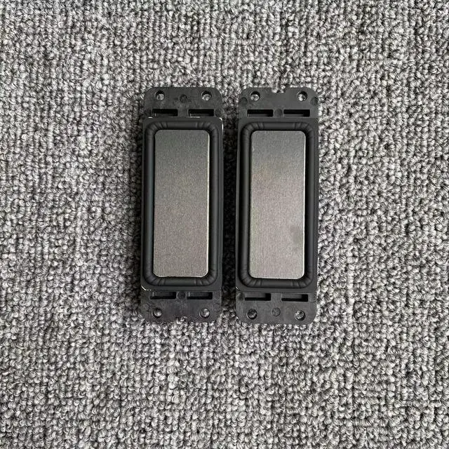 Alt view image 3 of 3 - BMR flat diaphragm Dual neodymium full range speaker horn 6ohm 10W car seat audio devices diy Runway 30*90mm 2pcs