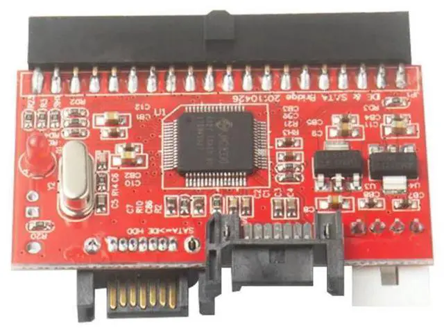 Main image of 2 In 1 IDE To SATA / SATA To IDE Adapter Converter 3.5" 40pin for DVD CD HDD Bidirectional Transfer for PC SATA Data Cable