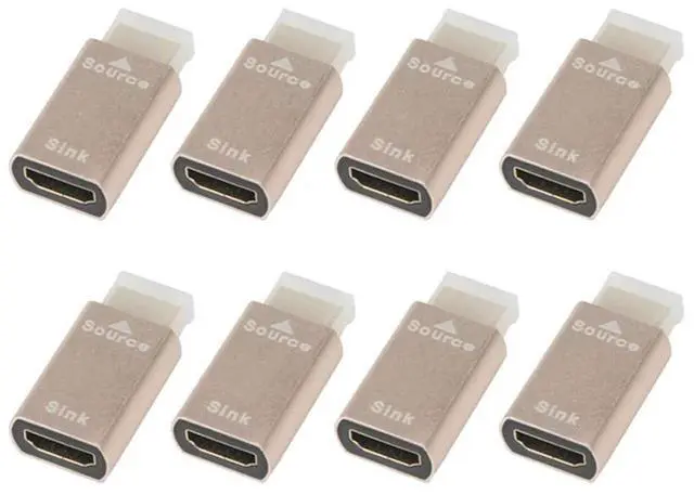 Main image of YM-8X Lock Screen Signal Holder HDMI2.0 Virtual Adapter EDID DDC Dummy Plug For Display Emulator Up To 3840X2160