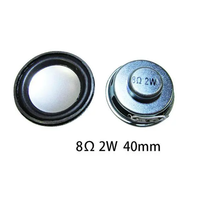 Alt view image 3 of 3 - 8Ohm 2W speaker 36mm diameter 2pcs for audio mini toy
