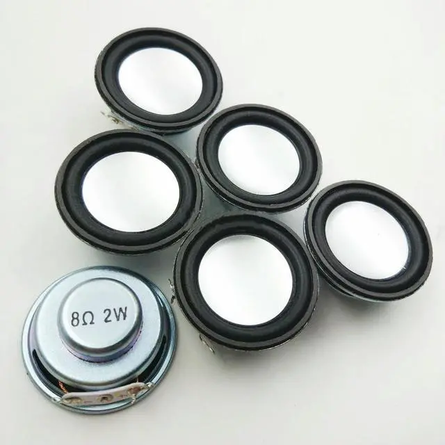 Alt view image 2 of 3 - 8Ohm 2W speaker 36mm diameter 2pcs for audio mini toy