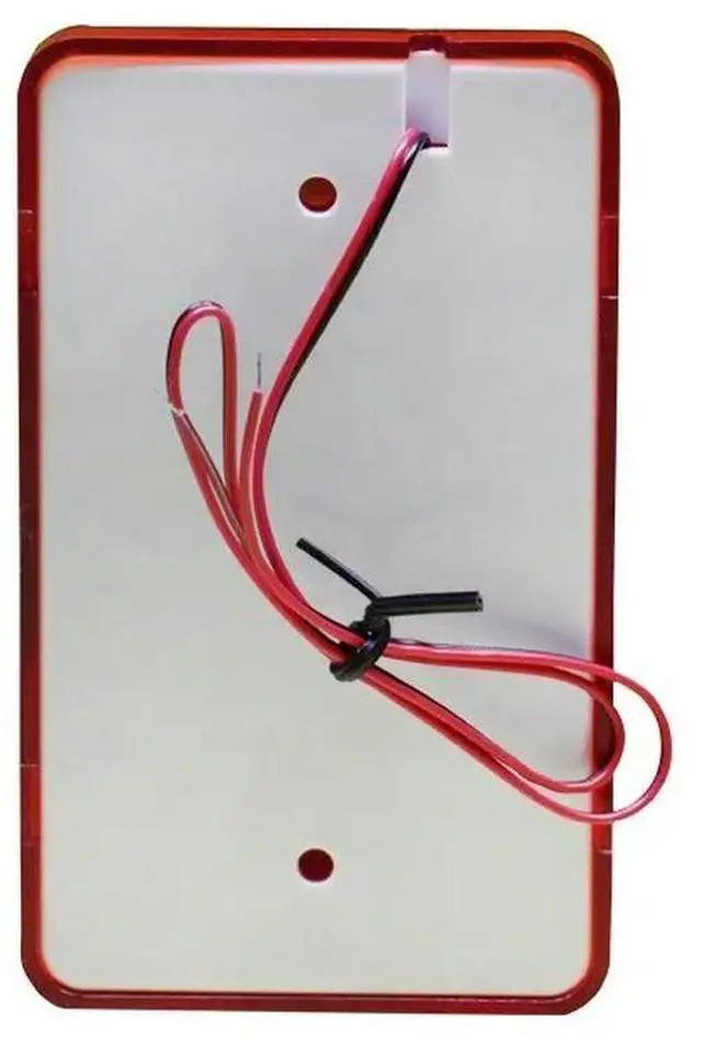 Alt view image 2 of 3 - Mini Piezo Strobe Light Siren 12V Wired Alarm with Hi Sound 115dB TPS-123