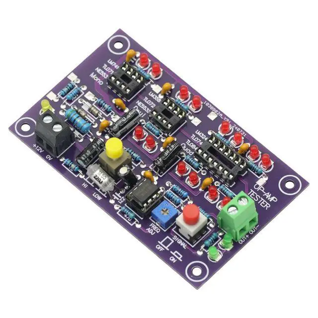 Alt view image 2 of 6 - Operational Amplifier OP AMP Tester For Single Mono Dual Quad OPAMP Chip High Speed Low Speed Differentiation Module Board