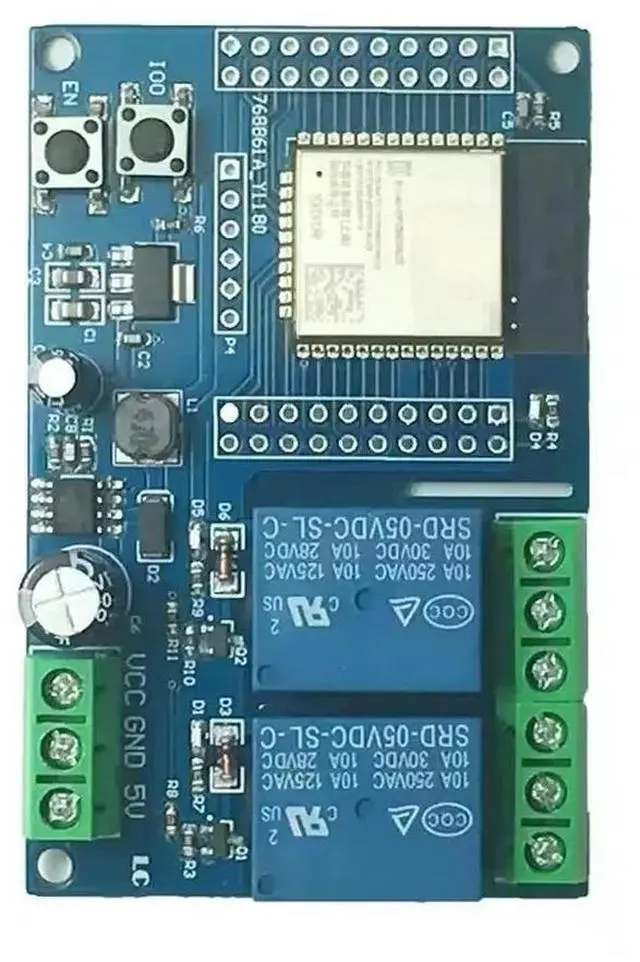 Main image of ESP32 Development Board 2channel Relay Module DC 5-60V