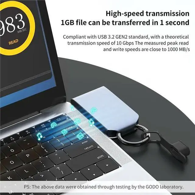 Alt view image 2 of 3 - 2242 2230 M.2 Nvme Direct-Attach SSD Enclosure USB 3.2