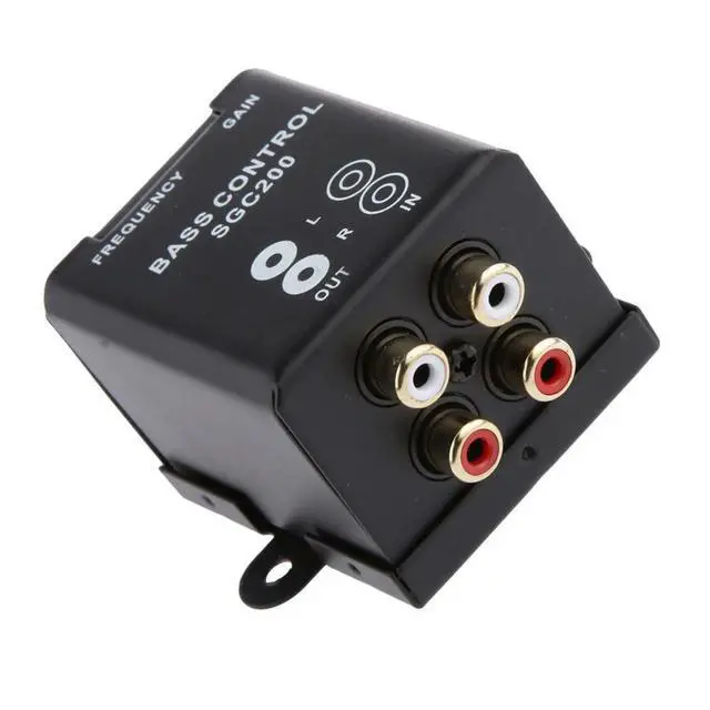 Alt view image 2 of 3 - Bass Remote Volume Control Knob RCA Level Frequency Equalizer for Car Audio Amplifier Earbud