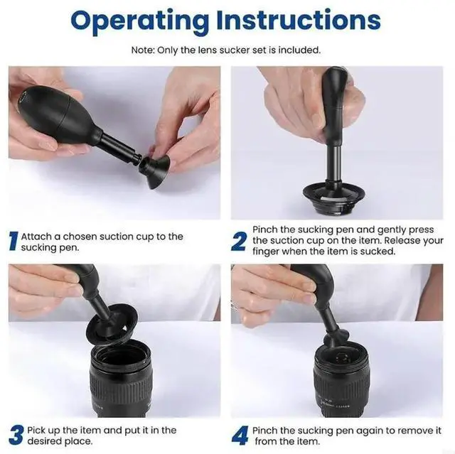 Main image of Vacuum Suction Pen with 7pcs Sucker (12/15/20/25/30/35/40mm) for LCD Screens